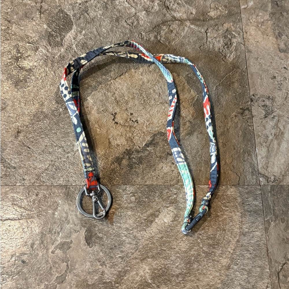 Vera Bradley Lanyard in Nomadic Floral Pattern